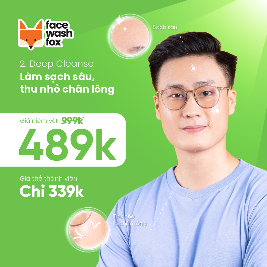 Làm sạch sâu và cải thiện lỗ chân lông